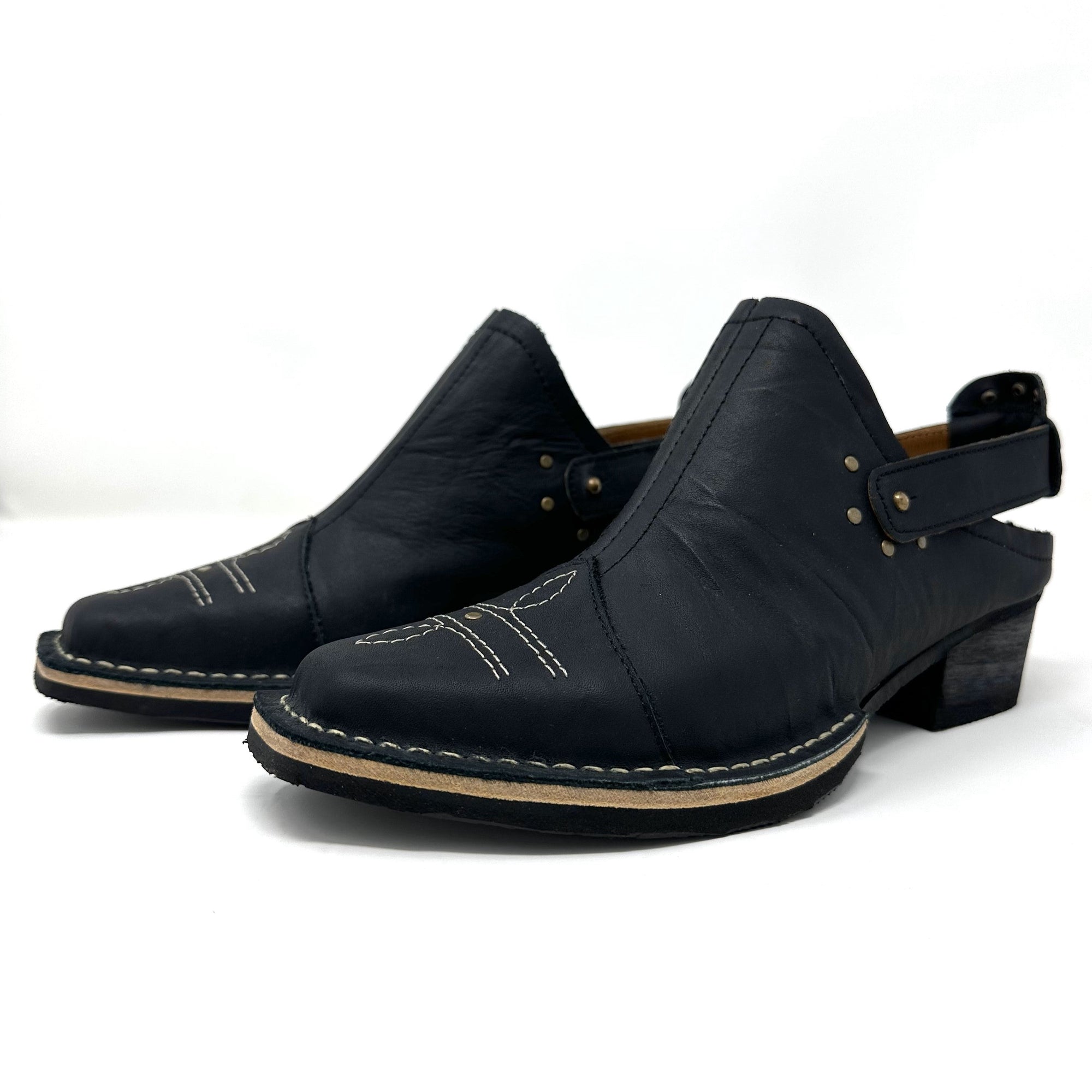 Nubs Western Mule - Black