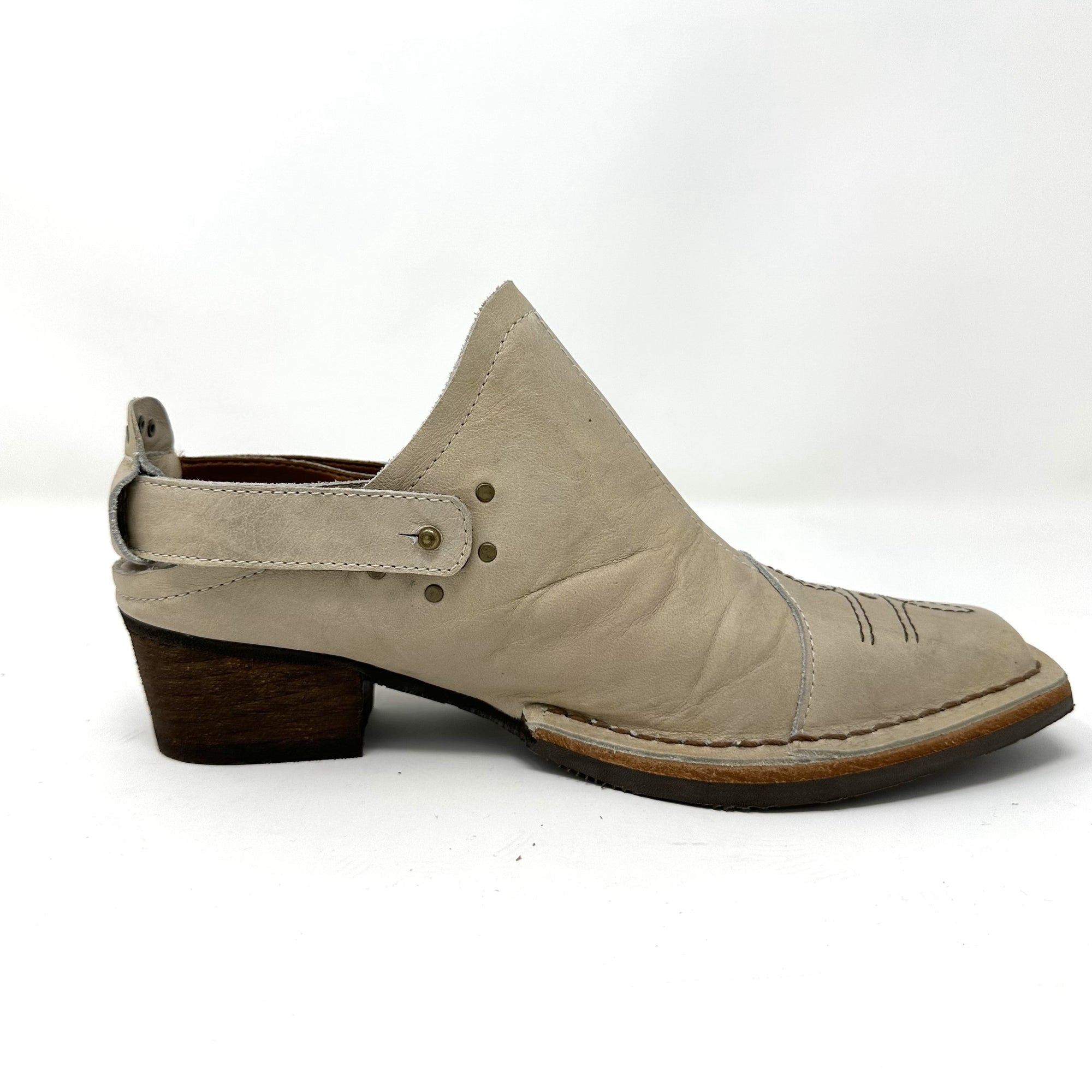 Nubs Western Mule - Blanco