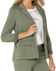 Fitted Blazer - Olive