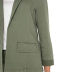 Fitted Blazer - Olive