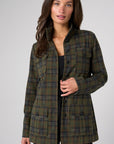Funnel Neck Field Jacket - Olive