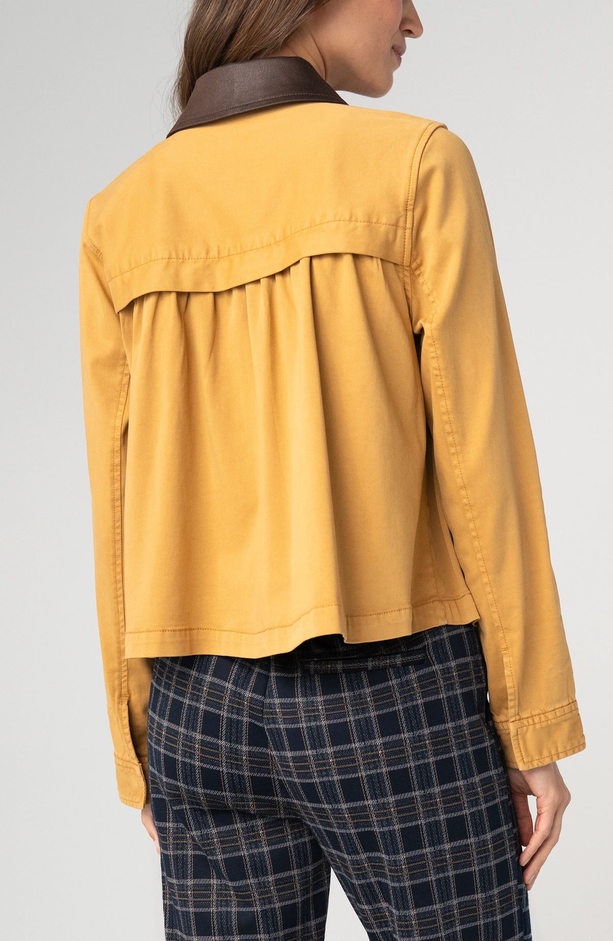 Collared Swing Jacket - Gold Rush