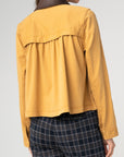 Collared Swing Jacket - Gold Rush
