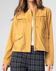 Collared Swing Jacket - Gold Rush