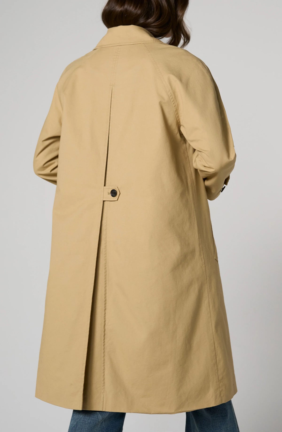 Raglan Sleeve Coat - Croissant
