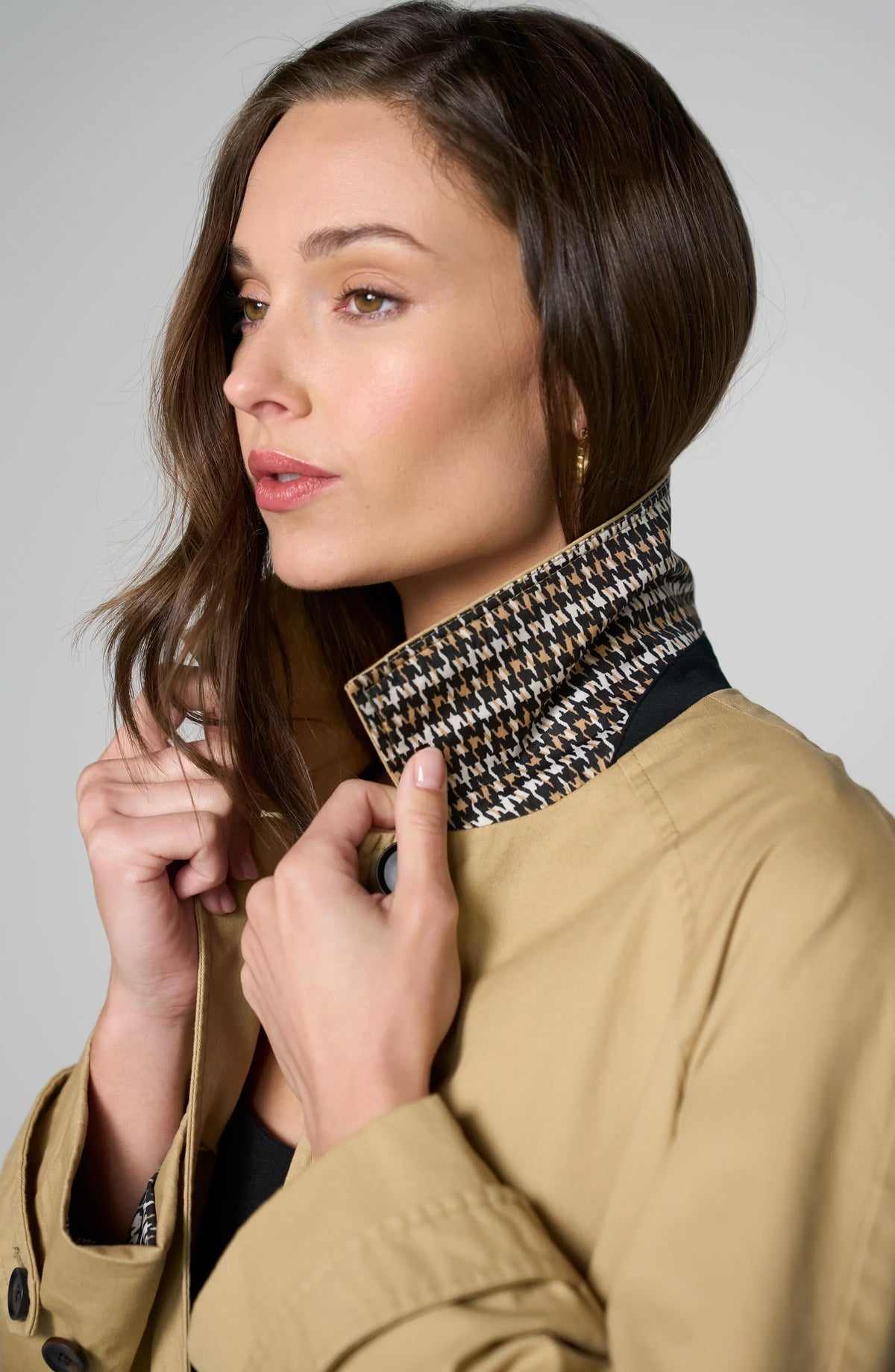Raglan Sleeve Coat - Croissant