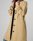 Raglan Sleeve Coat - Croissant