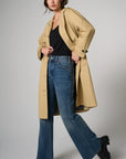 Raglan Sleeve Coat - Croissant
