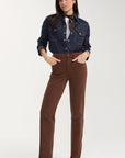 Kennedy Straight Pant - Brown