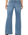 Stride High-Rise Wide Leg Jeans - Carbon