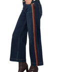 Stride Wide Leg - Velvet Trim