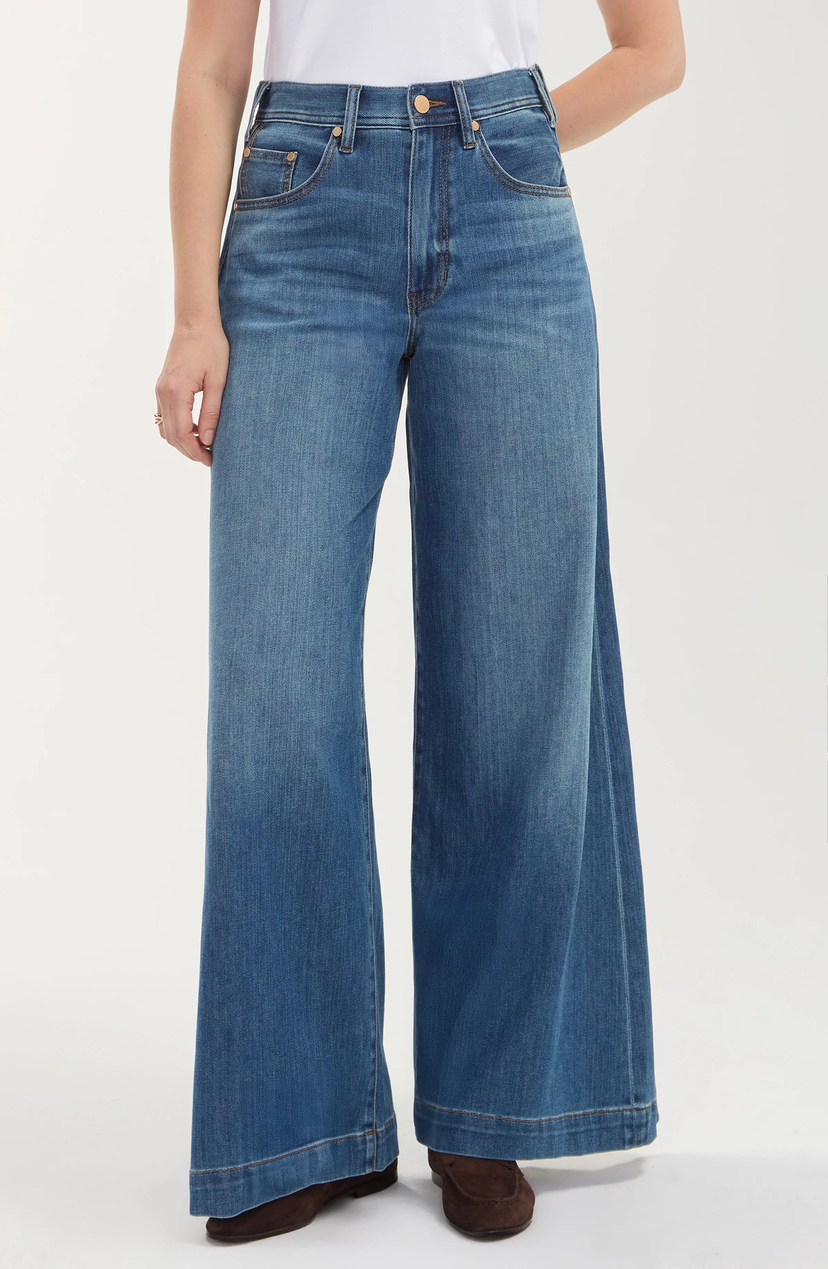 Kit Wide Leg Jeans - Autumn Fade