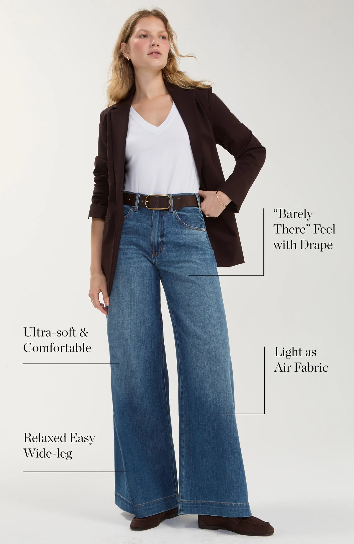 Kit Wide Leg Jeans - Autumn Fade