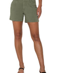 Pleated Trouser Short - Olive