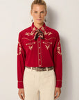 Rodeo Blouse - Red River