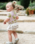 Vintage Floral Ruffle Bloomer