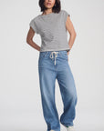 Nella Wide Leg Jean - Light Blue Well Blue