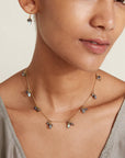 Chan Luu Stone Cluster Necklace - Labradorite