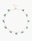 Chan Luu Stone Cluster Necklace - Turquoise