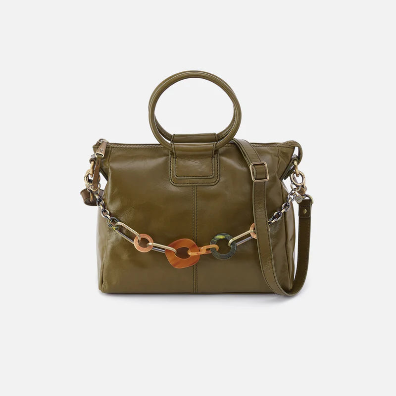 Sheila Medium Satchel - Olive Veil