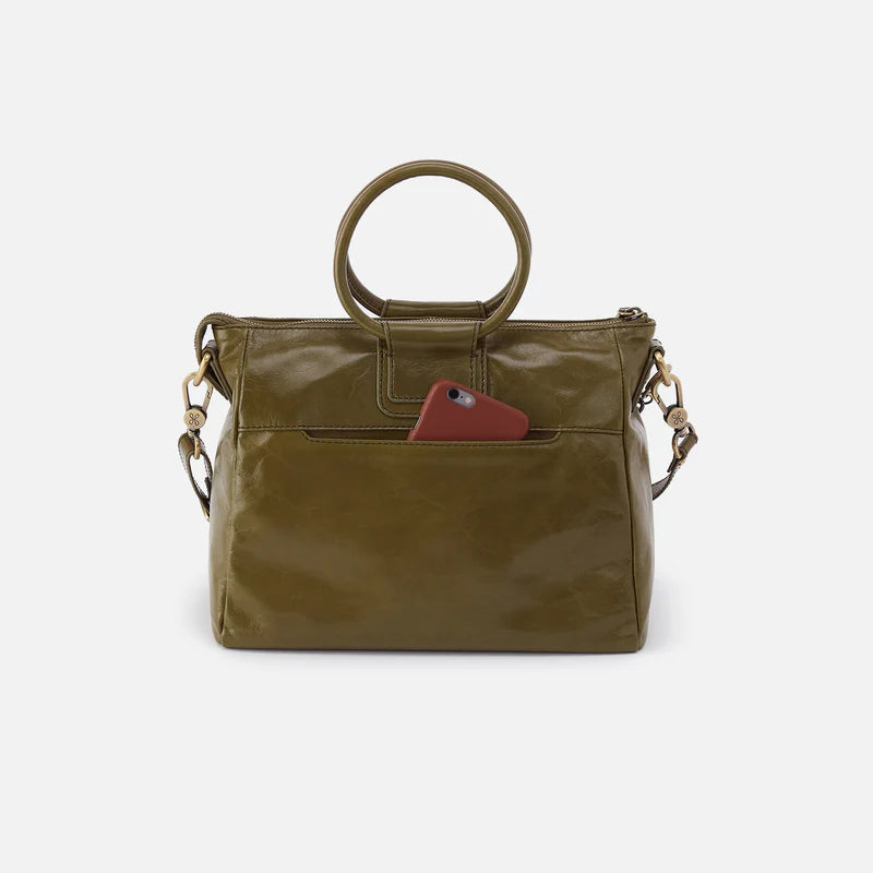 Sheila Medium Satchel - Olive Veil