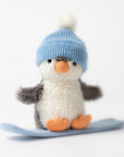Peanut Penguin Snowboarding - Small