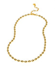 Beaded Collar Necklace - Gold