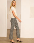 Lacy Diamonds Demi Boot Pant - Black Multi