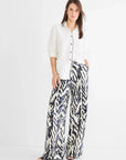 Crosshatch Linen Pant - Indigo