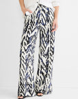 Crosshatch Linen Pant - Indigo