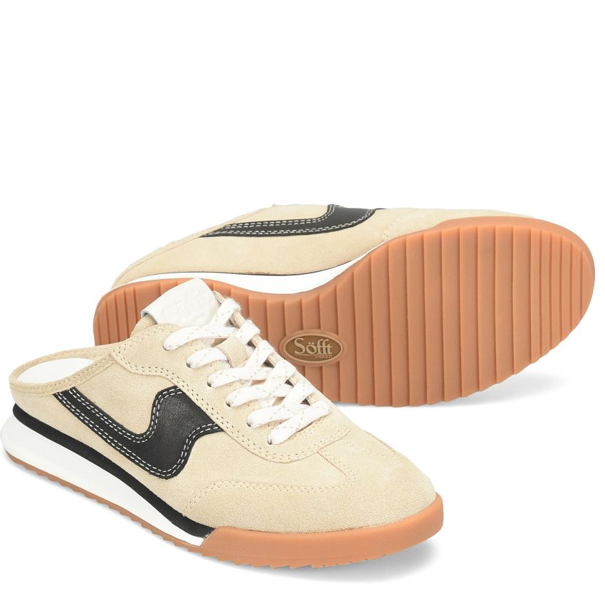 Kassie Mule Sneaker - Biscuit