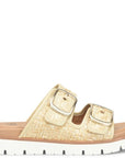 Gabby Sandal - Tan Woven