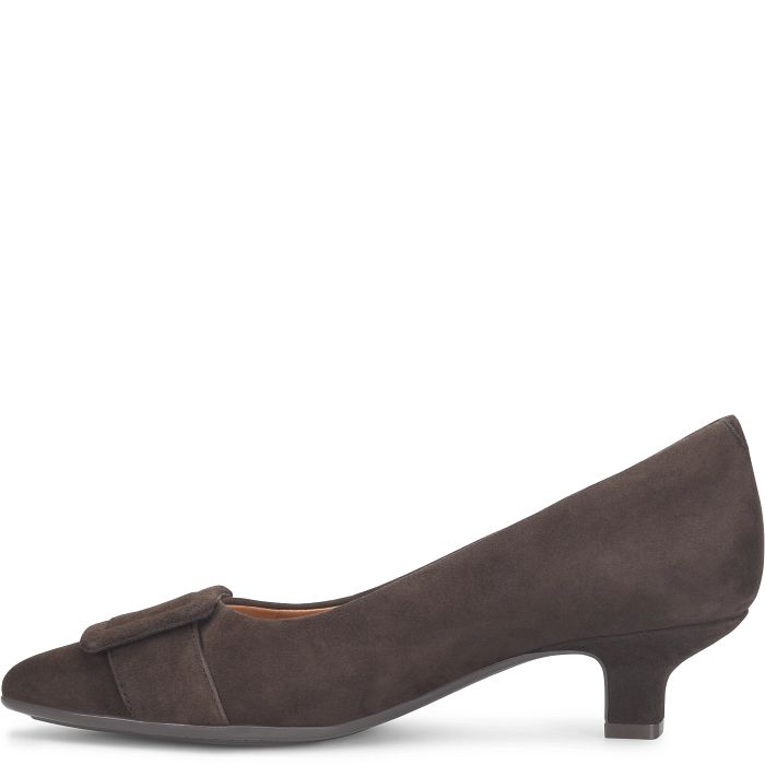 Sadie Kitten Heel - Chocolate
