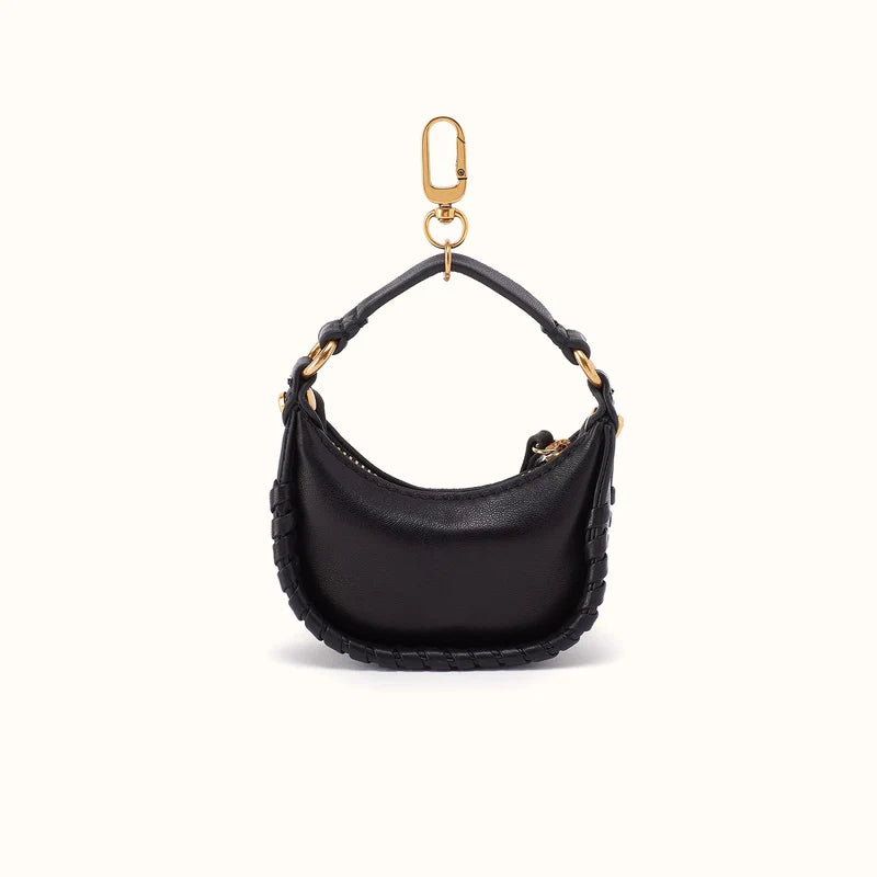 Mia Micro Bag Charm - Black