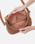 Fern Top Handle Satchel - Warm Honey