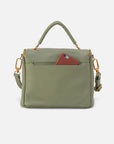 Fern Top Handle Satchel - Watercress