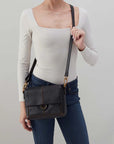 Austin Flap Crossbody - Black
