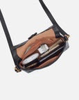Austin Flap Crossbody - Black
