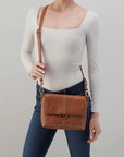 Austin Flap Crossbody - Warm Honey