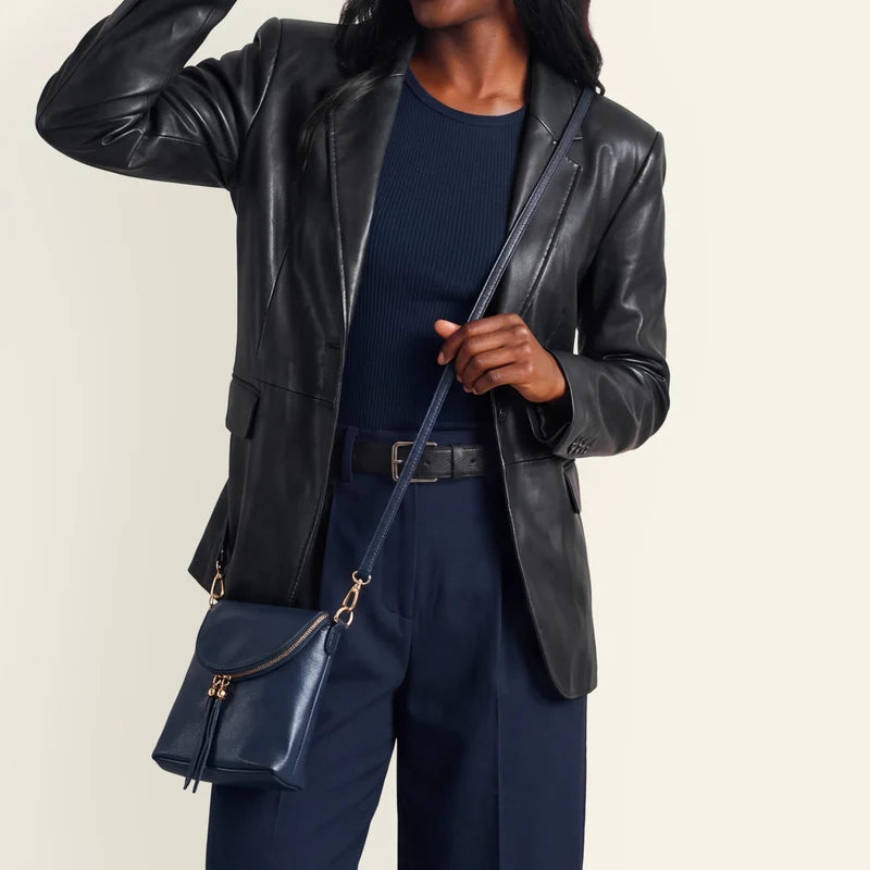 Fern Duo Crossbody - Ink Navy