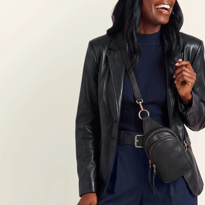 Fern Small Sling - Black