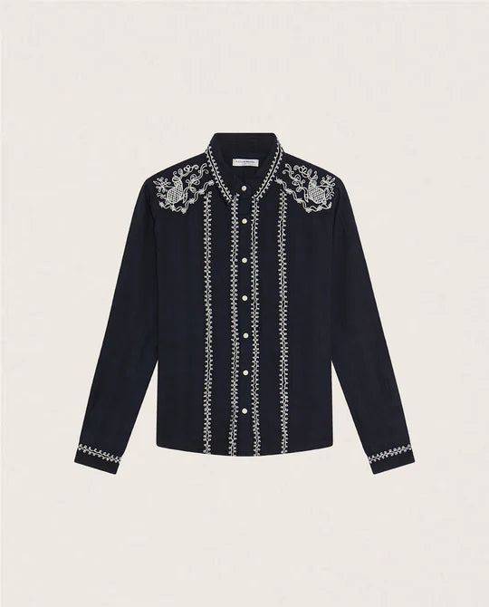 Charro Blouse - Tabasco Noir