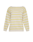 Callie Stripe Sweater - Sun & Latte