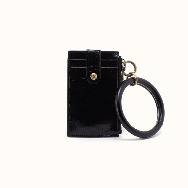 Ring Credit Card Wristlet - Black