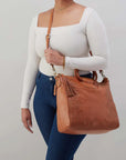 Sheila Large Satchel - Harvest Wheat