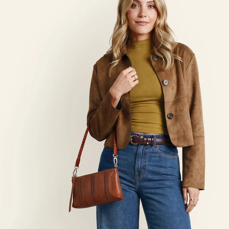 Darcy Crossbody - Kindling Brown