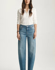 Nica Barrel Jean- Light Brushed