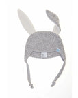 Crochet Bunny Cap Grey