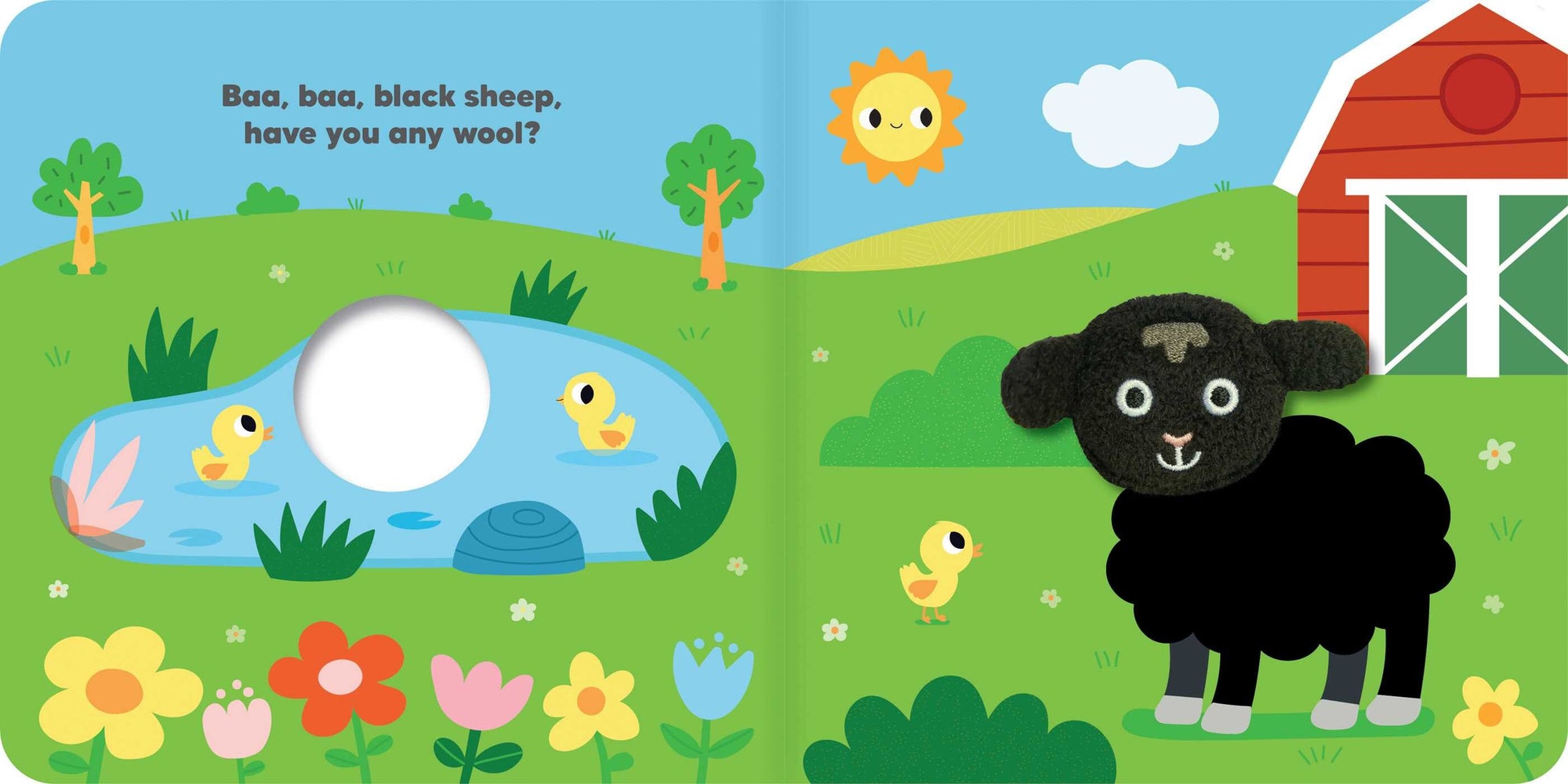 Baa Baa Black Sheep Finger Puppet Book