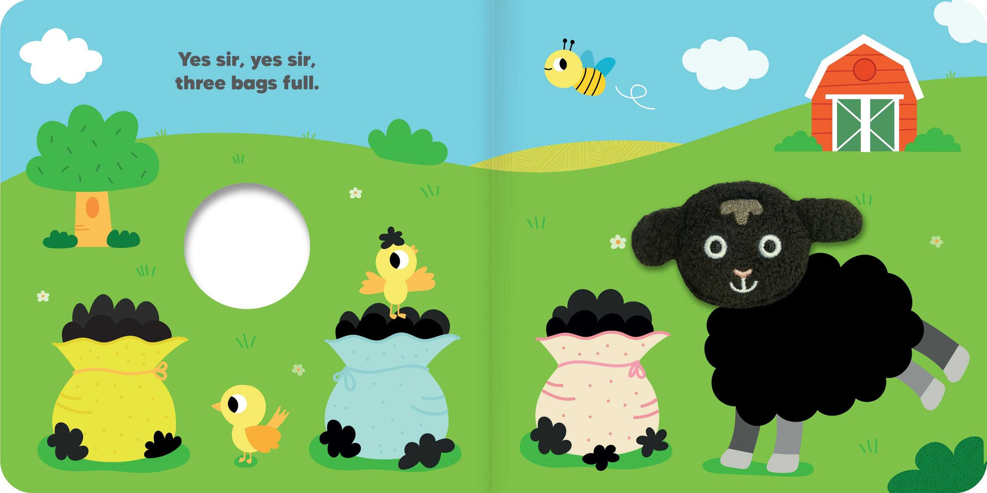 Baa Baa Black Sheep Finger Puppet Book